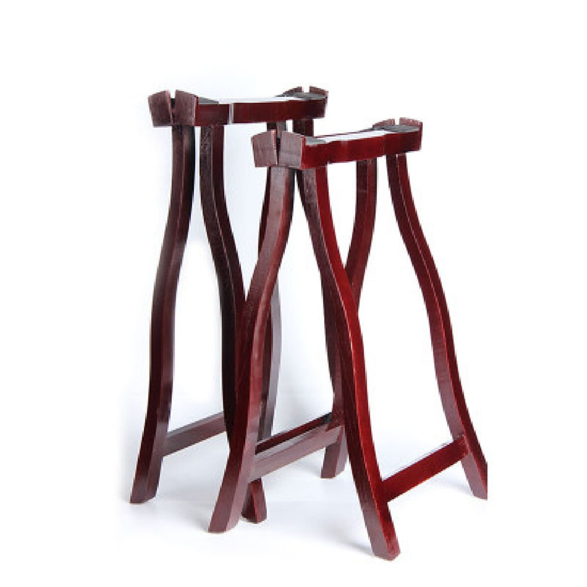 古筝a型支架实木架子筝琴通用架子腿便携古筝a型琴架一高一低