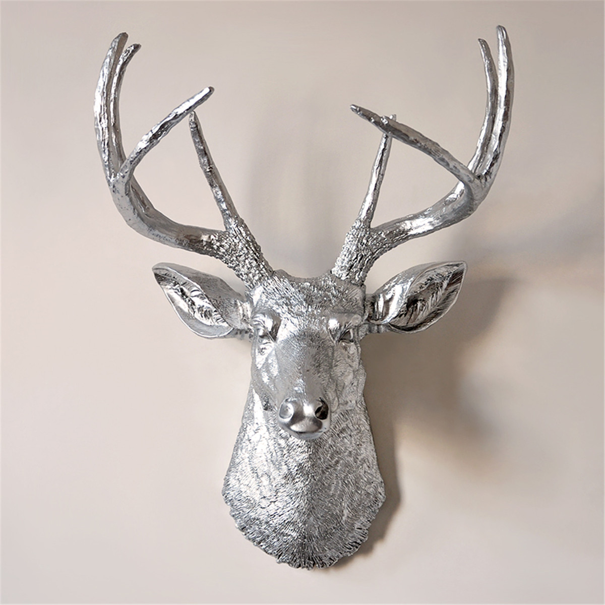 创意仿真鹿头装饰动物头壁挂立体墙饰客厅