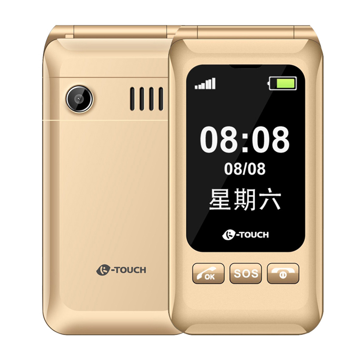 天语t9翻盖老人机移动联通2g网络老年手机老年手机备用机