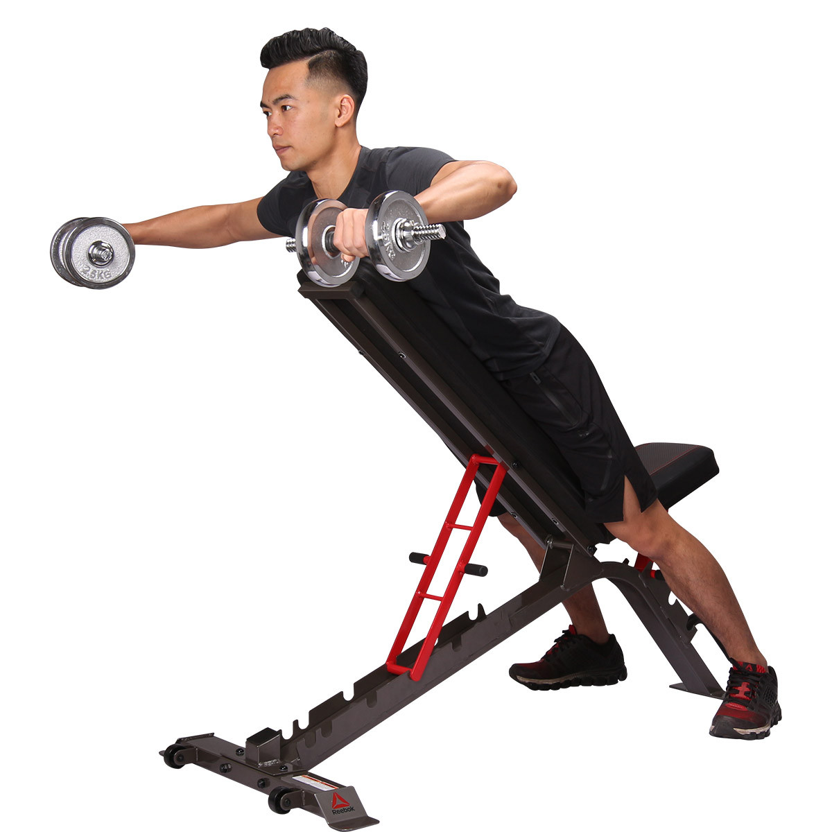 锐步多功能哑铃凳健身房仰卧起坐腹肌健身器材哑铃凳家用卧推椅