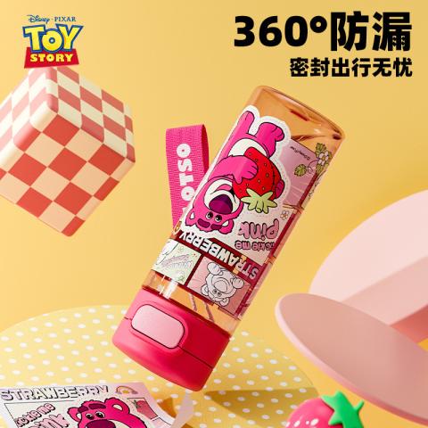 迪士尼 儿童水杯小学生上学专用男女孩夏季水杯tritan材质直饮杯运动水杯 图片 5