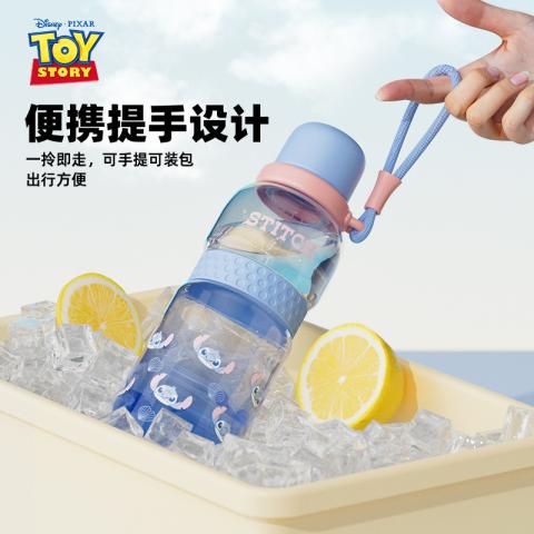 迪士尼 儿童水杯小学生女生上学专用水杯Tritan大容量运动水杯便携直饮杯 图片 4