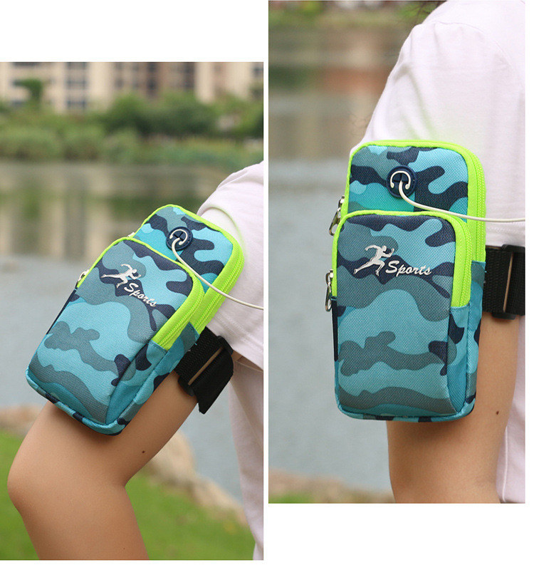 跑步手机臂包多功能运动手臂包瑜伽手臂包女手机包运动臂包迷彩男