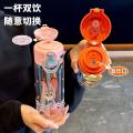 迪士尼 疯狂动物城联名水杯女高颜值夏季太空杯学生上学专用吸管杯 图片 6