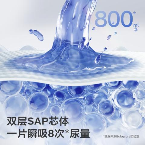 Babycare 【品牌直供 安心品质】【试用装】皇室纸尿裤尿不湿NB-L码4片 图片 3