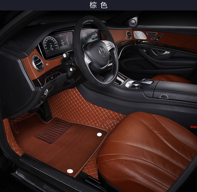 360航空软包宝马5系3系奥迪a6l特斯拉全包围汽车脚垫