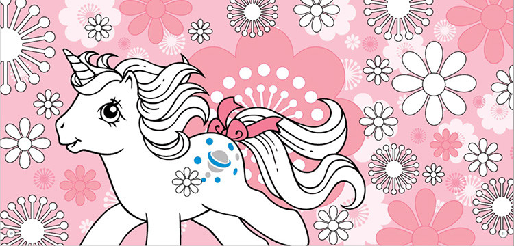 小马宝莉 独角兽公主的秘密花园 贴纸图画本涂色本手工书