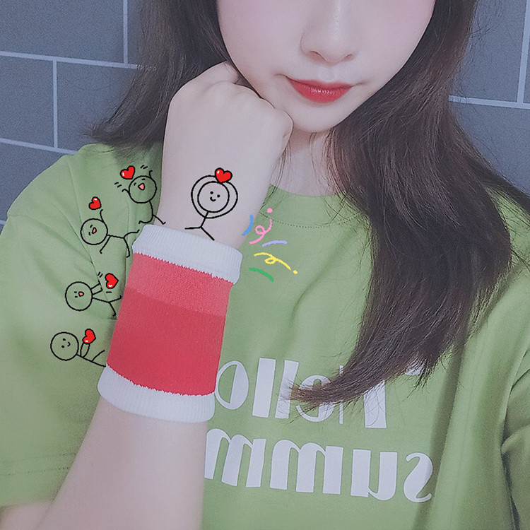 少女心护腕ins潮运动薄款扭伤手腕保暖可爱女护套腕带薄夏天透气