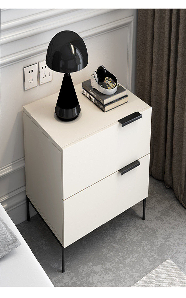 极简床头柜北欧现代简约储物柜轻奢卧室收纳床边桌小柜