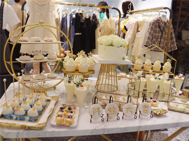 甜品台摆件展示架甜点糕点托盘冷餐茶歇摆台蛋糕架子下午茶点心架