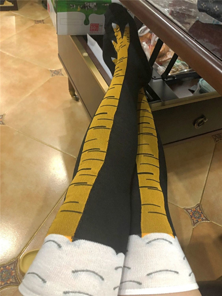 鸡爪袜搞笑个性鸡爪袜逼真鸡脚袜3d袜子生日礼物瑜伽袜