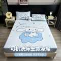 HELLO KITTY 三丽鸥儿童凉席家用空调席学生卡通床笠款凉席可机洗舒适亲肤席子