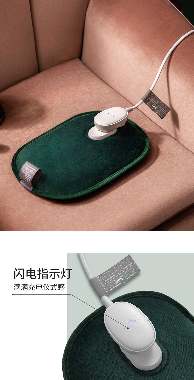 充电式热水袋暖手宝暖宝宝暖水袋暖肚子热宝防爆毛绒电暖宝