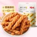 百草味 【任选】麻花小脆 120g烧烤味网红零食特产手工充饥夜