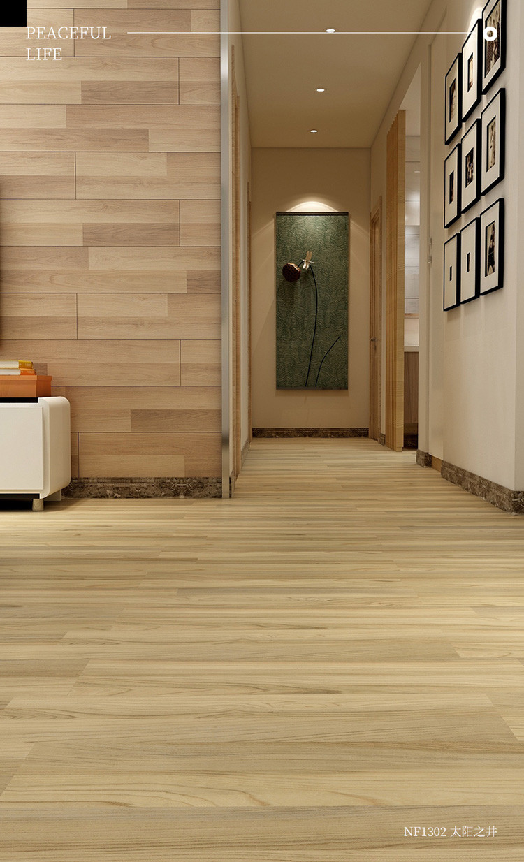 强化复合地板f4星环保地暖家用耐磨客厅卧室浅色木地板