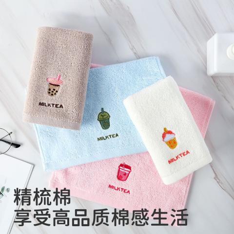 洁丽雅 纯棉毛巾全棉儿童毛巾柔软亲肤强吸水舒适家用宝宝小面巾擦脸巾 图片 4