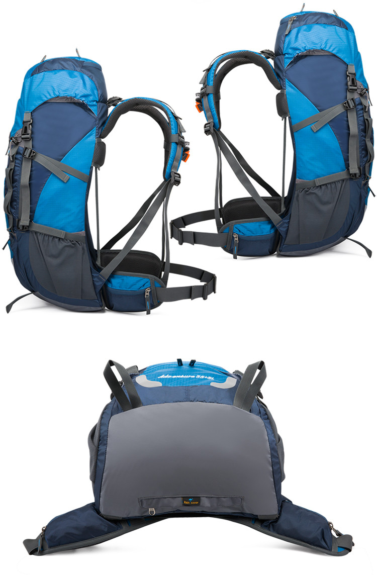 特户外新款支架包大容量登山包休闲户外野营包时尚男女双肩包