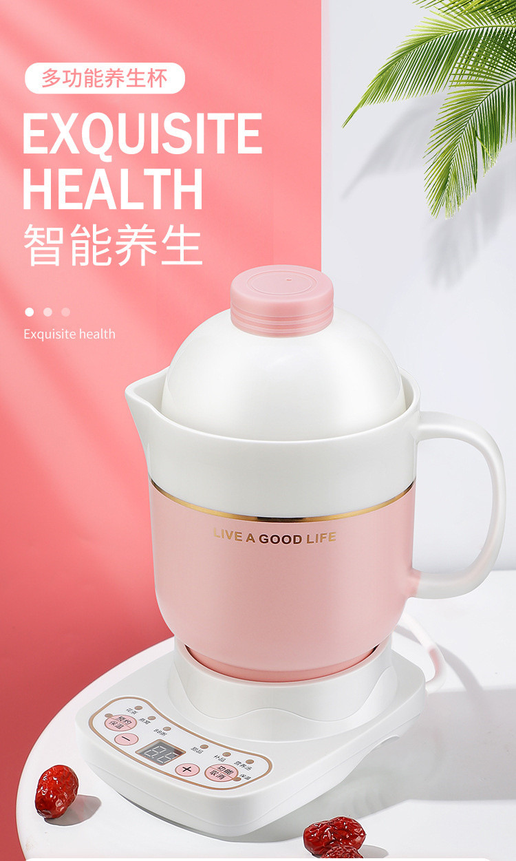电炖杯多功能陶瓷电热杯养生壶煮粥炖汤电炖盅煮花茶壶迷你全自动