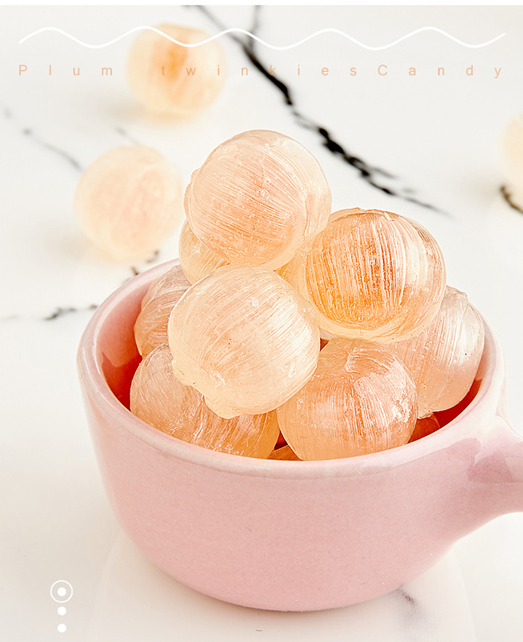 生梅话梅糖梅心糖果少女心高颜值随身带硬糖盒网红休闲零食