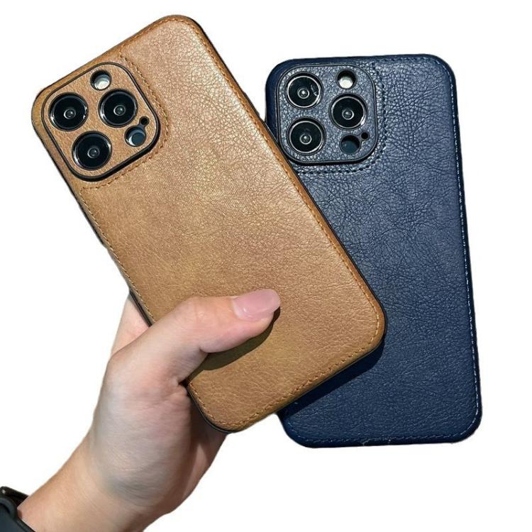 CYKE 皮革适用苹果15ProMax皮纹手机壳16Promax商务iPhone14/13保护套 图 6