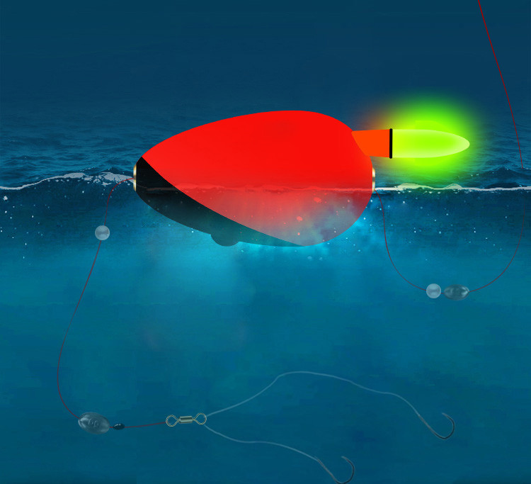 自动找底鱼漂日夜两用夜光漂高灵敏免调漂电子点波漂浮漂钓鱼神器