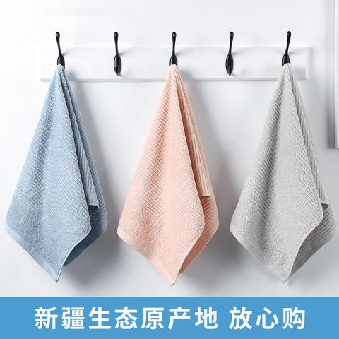 洁丽雅 新疆长绒棉毛巾100%棉吸水不易掉毛洗脸巾家用成人情侣柔软擦脸巾 图片 4