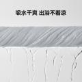 洁丽雅 100%精梳新疆棉浴巾洗澡家用男女柔软亲肤吸水加厚不易掉毛大毛巾 图片 5