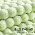 洁丽雅 2条珊瑚绒云朵格干发帽超强吸水浴帽发带女洗脸发箍包头巾 图片 3