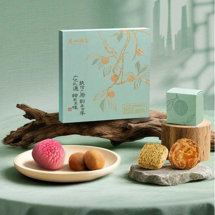 广州酒家 花城锦绣糕点礼盒礼物特产糕点点心下午茶休闲零食伴手礼