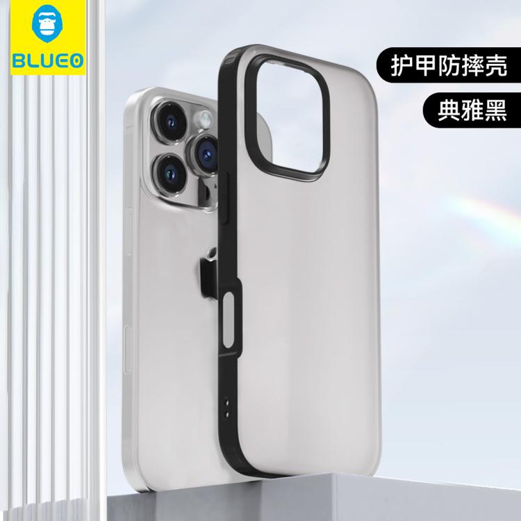 蓝猩先生 苹果16手机壳护甲防摔iphone16pro保护套15Promax全包plus磨砂 图 2