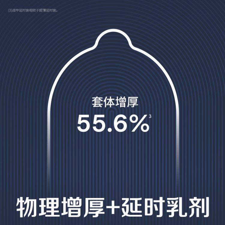 杜蕾斯 战甲持久延时调情避孕套润滑夫妻房事水润成人男女安全套