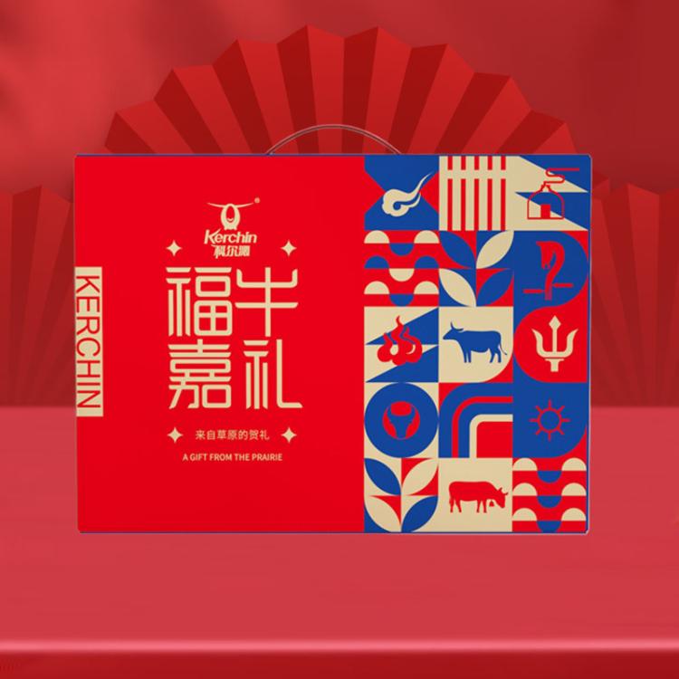 科尔沁 风干牛肉干中秋节礼盒1150g节日送礼休闲零食大礼包内蒙特产 图 4