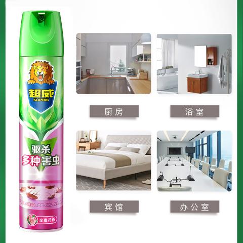 超威 杀虫喷雾剂灭蚊子蚂蚁苍蝇跳蚤蟑螂药气雾神器玫瑰花香 图片 6
