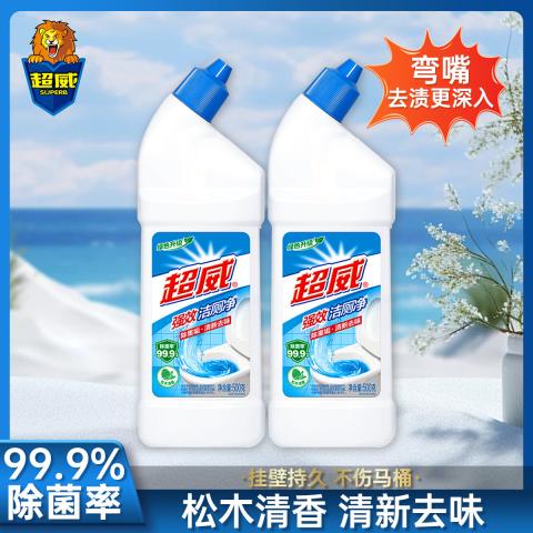 超威 洁厕净强效去垢洁厕精洁厕灵马桶厕所清洁剂洁厕液除菌去异味 图片 2