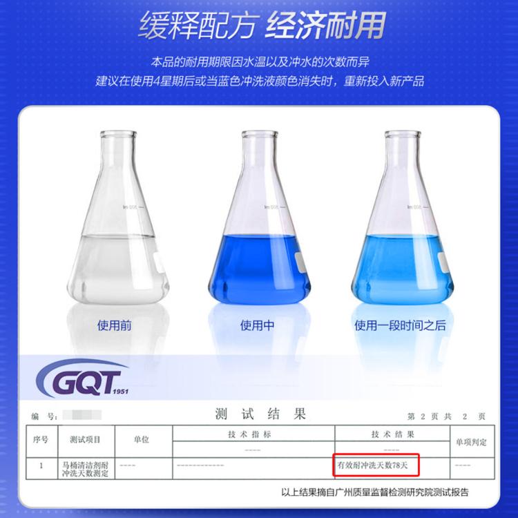 Limn 蓝泡泡厕盆冲洗剂洁厕剂（4+1装） 柠檬清香不伤瓷面