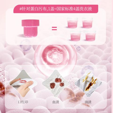 榄菊 【大师香氛】洗衣液香水持久留香家用衣物除菌除螨实惠补充袋装 图片 6