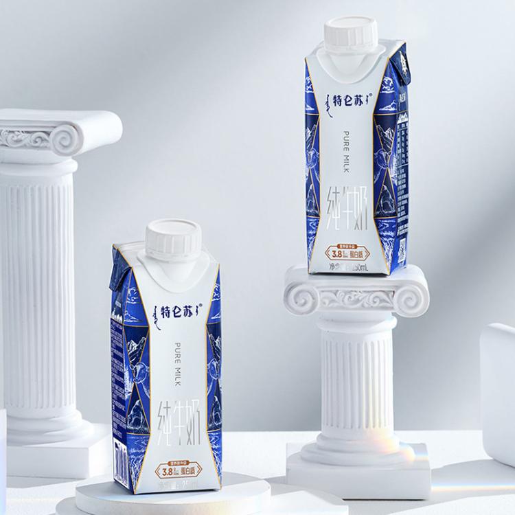 特仑苏 【10月产】蒙牛特仑苏纯牛奶全脂灭菌乳利乐梦幻盖250ml*10包