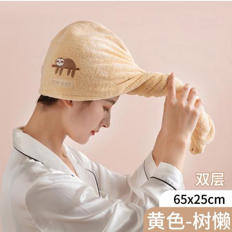 希维思 干发帽超强吸水速干女2026新款加厚浴帽巾洗头擦头发包头毛巾帽子 图片 1