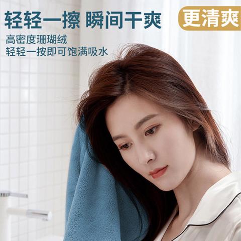 希维思 干发帽超强吸水速干女2026新款加厚浴帽巾洗头擦头发包头毛巾帽子 图片 5
