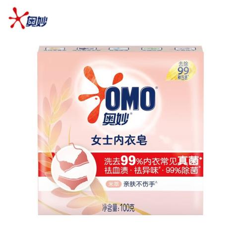 奥妙 【茶树+米粹】女士内衣皂祛血渍茶树精油亲肤温和除菌100g*6块 图片 6