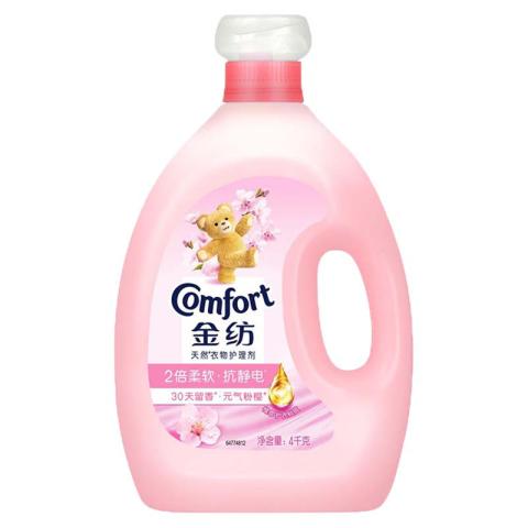 金纺 防静电多效防护衣物柔顺剂元气粉樱鲜花精油柔软护形4kg 图片 8