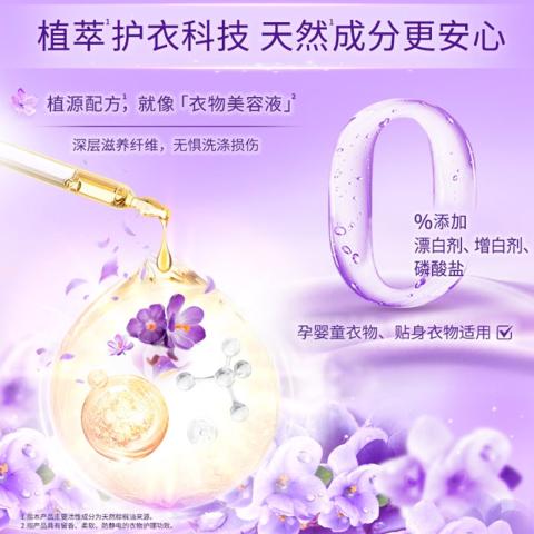 金纺 【超值家庭装】金纺防静电多效防护衣物柔顺剂3袋 图片 5