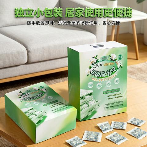 Poemoon 樟脑丸衣柜防霉防虫防潮家用母婴可用栀子花香香薰包除臭留香 图片 4