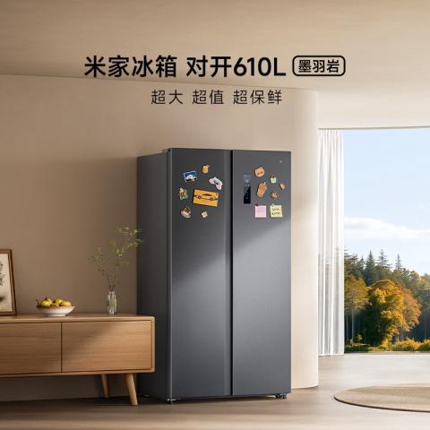 小米 米家小米冰箱530L/610升对开门大容量双变频一级能效 图片 3