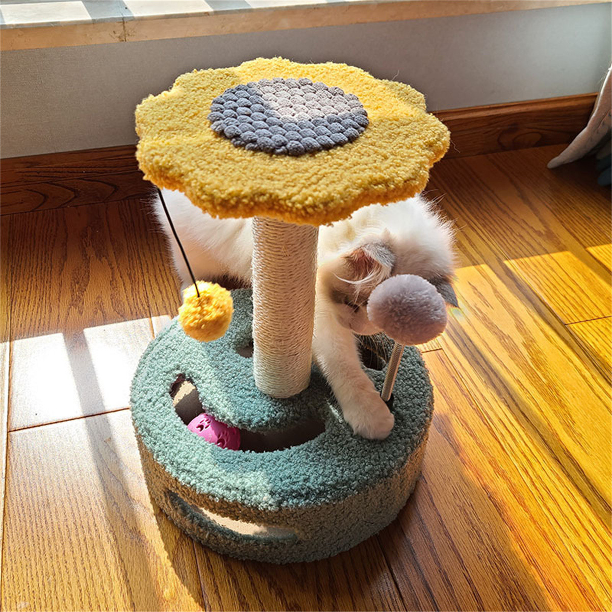 剑麻逗猫玩具
