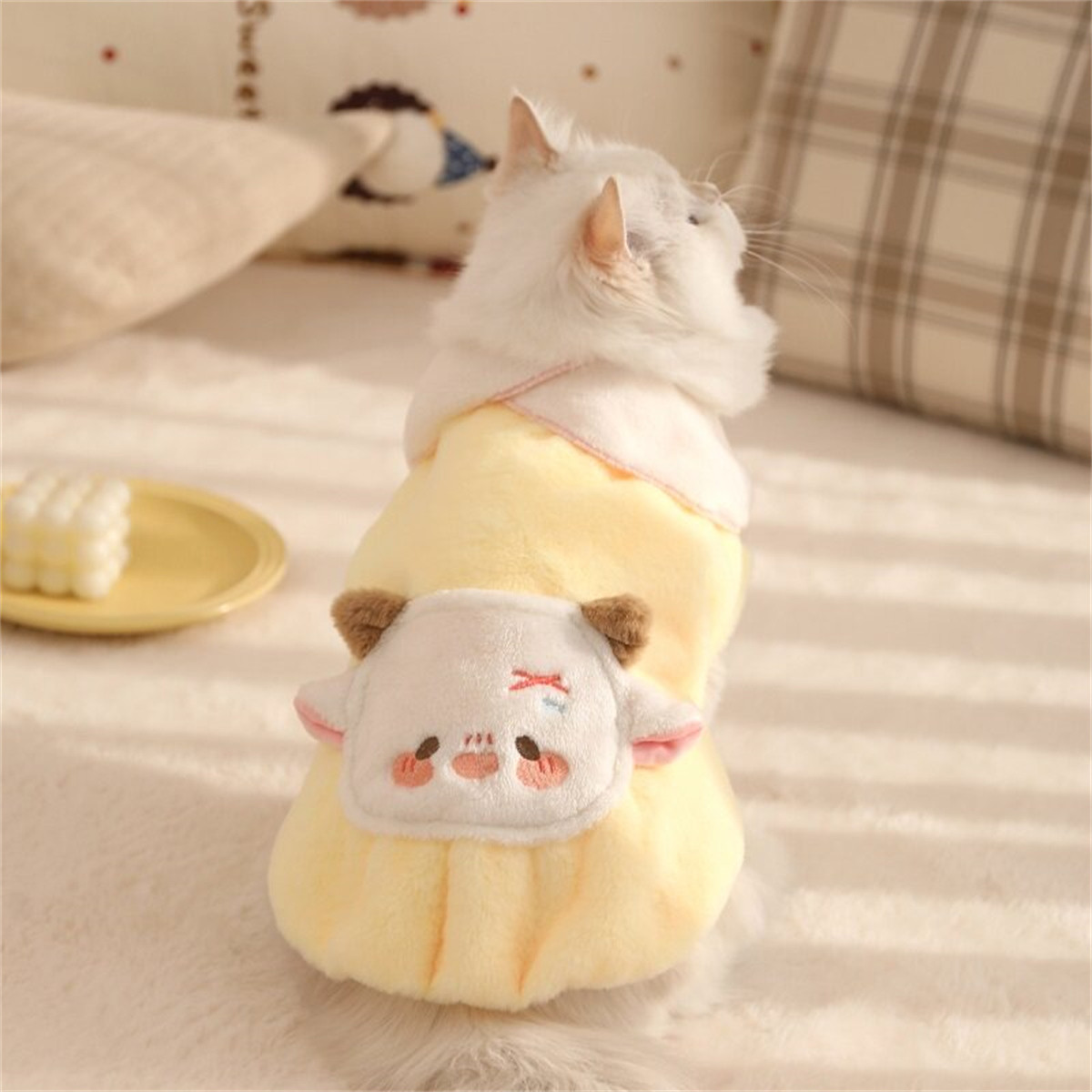 HOOPET 猫咪衣服宠物秋冬装猫猫狗狗小猫冬天防掉毛毛衣新年布偶冬季保暖
