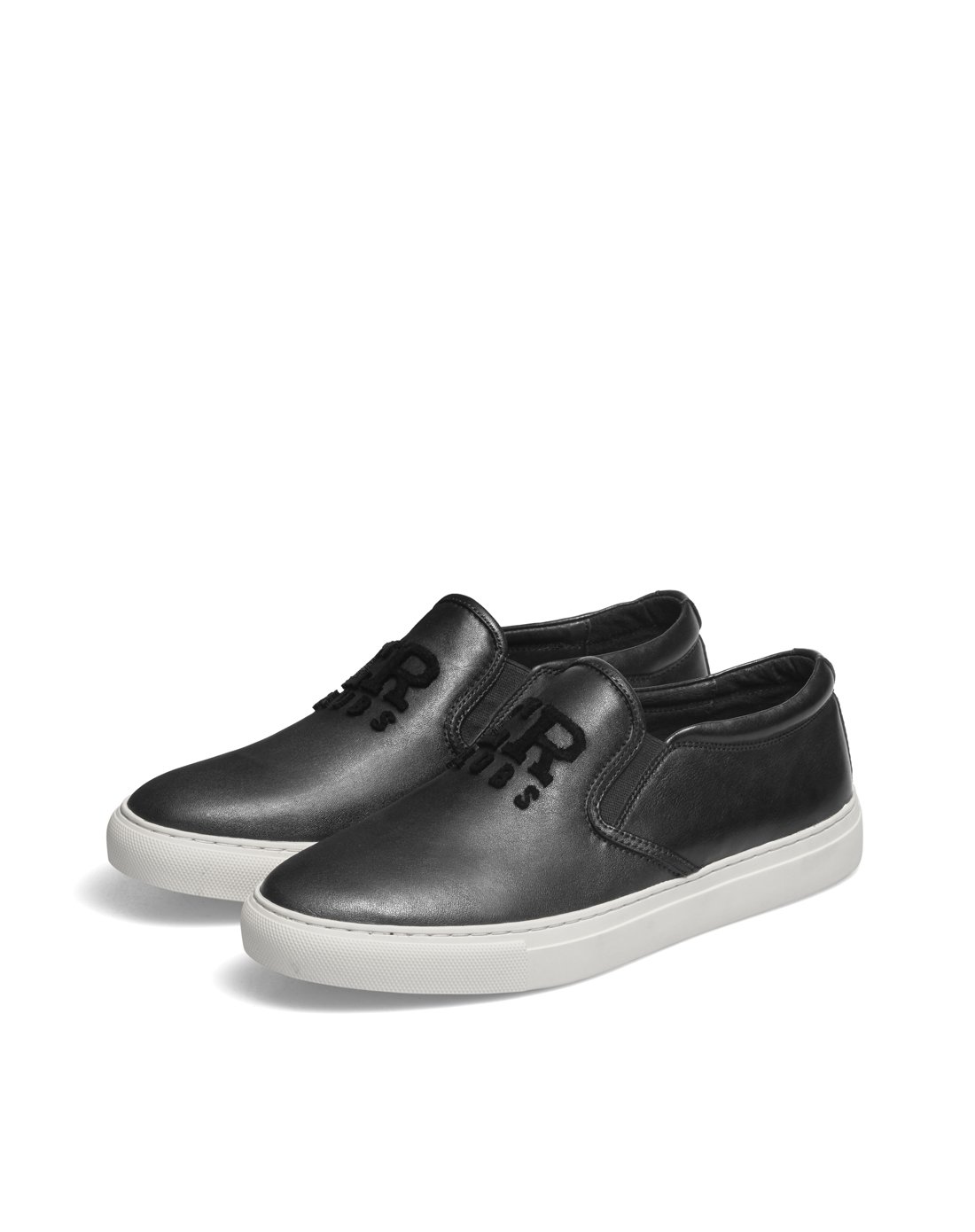 皇冠crowncr鞋 黑色牛皮男式休闲鞋板鞋5086a712m1_唯品会