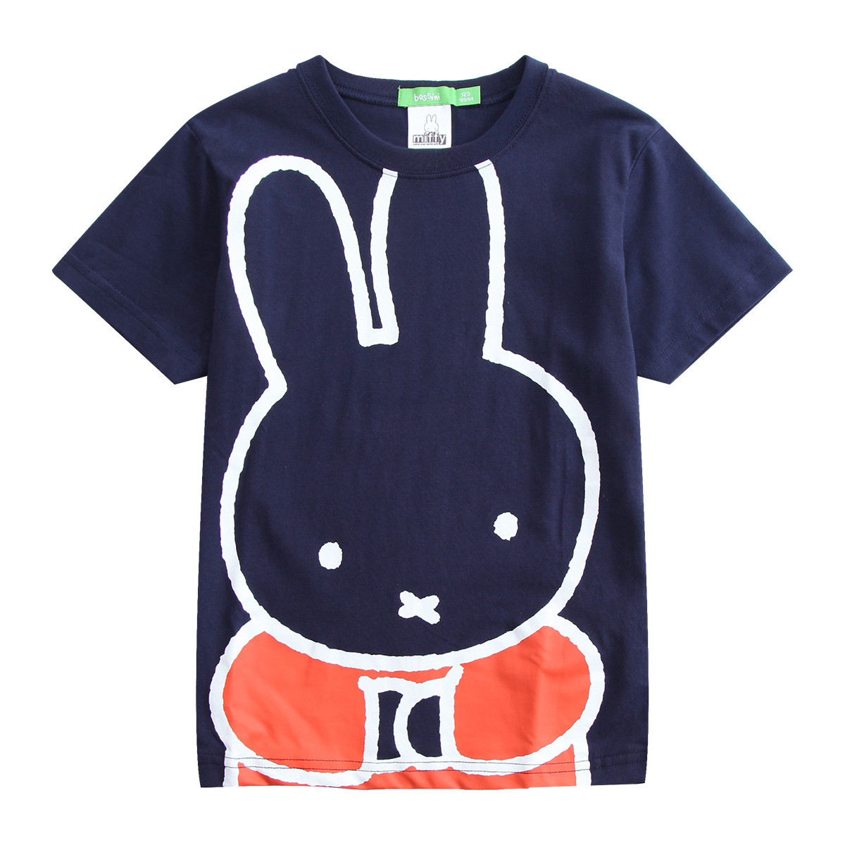 堡狮龙童装男童miffy印花儿童t恤男童短袖纯棉宝宝夏