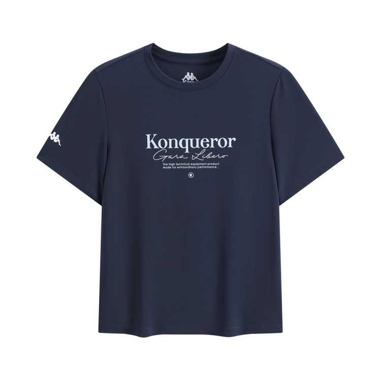 Kappa 【好价捡漏】休闲运动短袖女夏季户外圆领半袖t恤凉爽舒适上衣