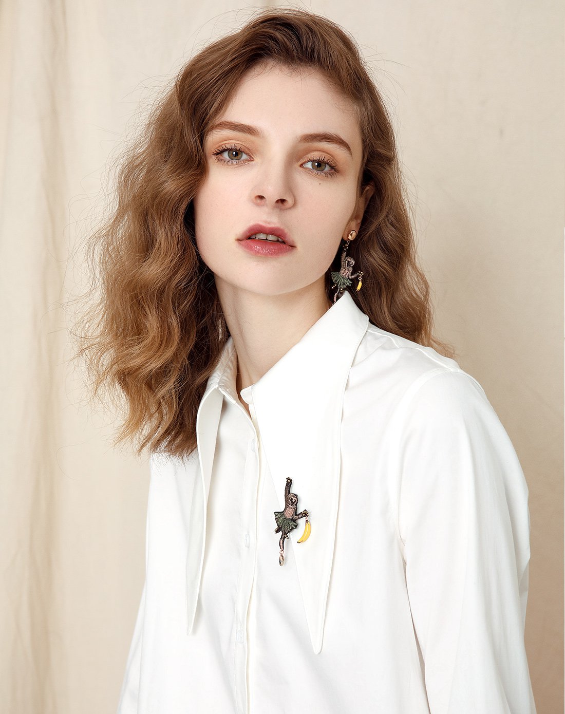 shes茜子饰品魔幻森林系列灵动有趣动物造型女士胸针胸花配饰